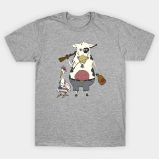 Cow and Chicken do 'merica! T-Shirt